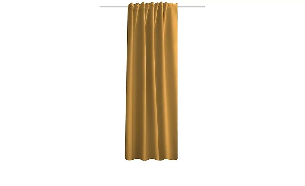 HOMEbasics Fertigschal   ¦ gold ¦ Maße (cm): B: 135 H: 245 Gardinen & Rollo günstig online kaufen