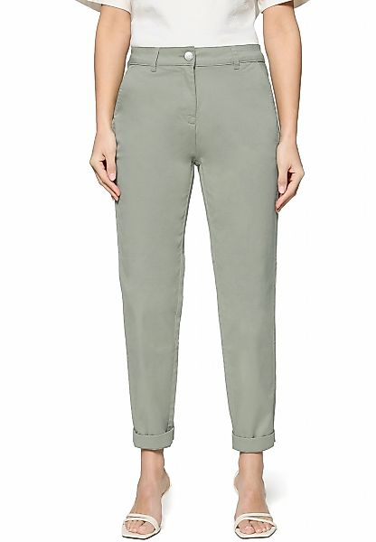 Zero Stoffhose "Damen Chino mit Umschlag 28 Inch" Plain/ ohne Details günstig online kaufen