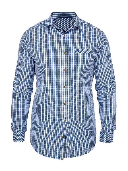 Spieth & Wensky Trachtenhemd Trachtenhemd - NEPTUN LA - blau, grün, rot günstig online kaufen