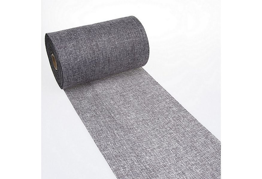 Deko AS Tischläufer Tischläufer Shabby Chic in Leinenoptik 20cm - dunkelgra günstig online kaufen