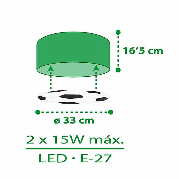 Dalber Football Deckenleuchte günstig online kaufen