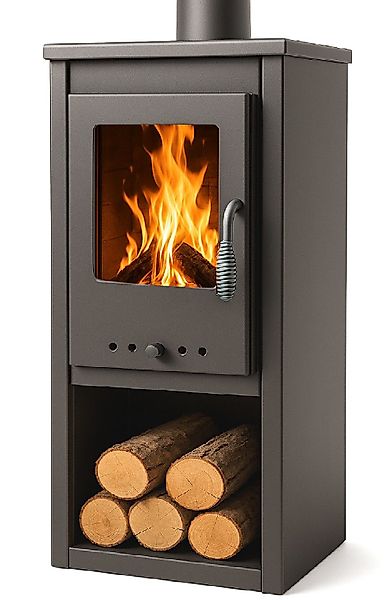 ECOfoxx Kaminofen Okta S Lite gussgrau günstig online kaufen