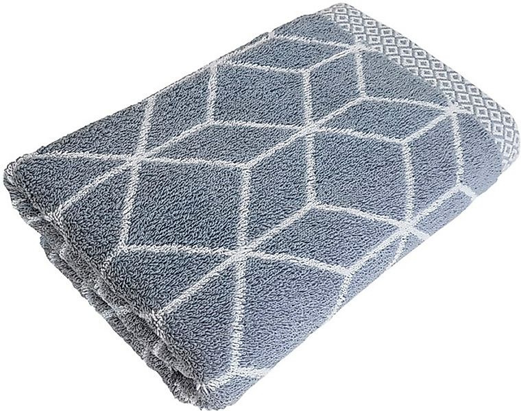 framsohn frottier Handtuch Set »Design Jacquard Prisma«, (2 St., 2er Set Ha günstig online kaufen