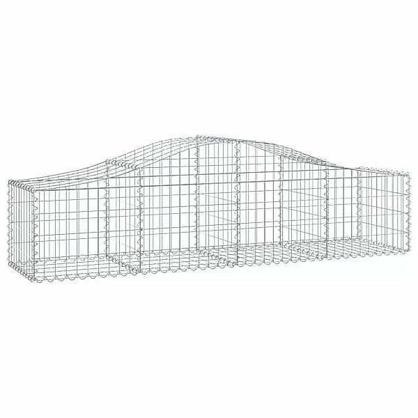 Vidaxl Gabionen Mit Hochbogen 13 Stk. 200x50x40/60 Cm Verzinktes Eisen günstig online kaufen