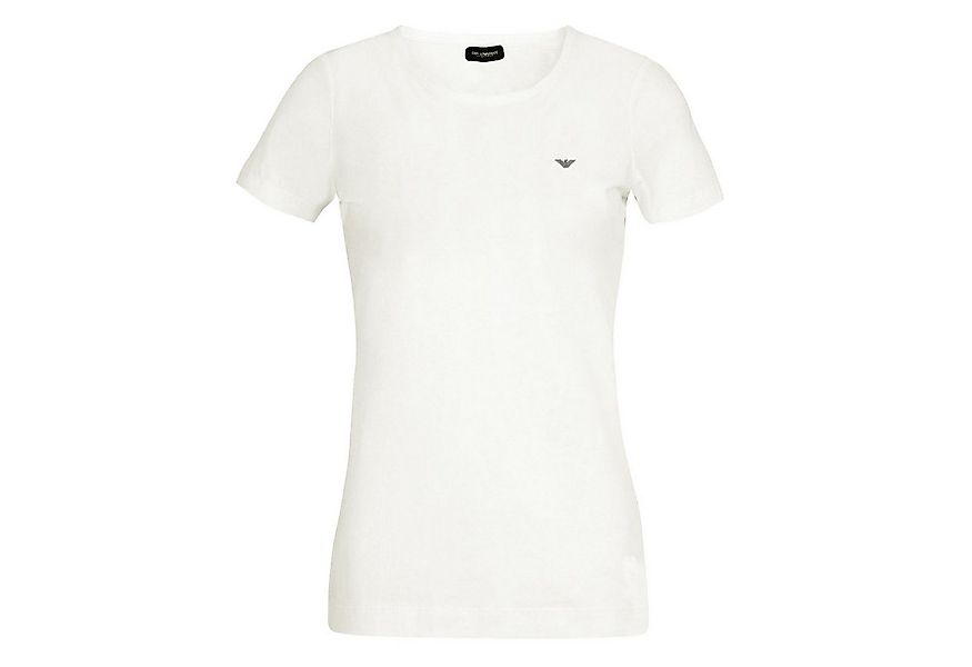 Emporio Armani T-Shirt T-Shirt mit einem Logo aus Strasssteinchen günstig online kaufen