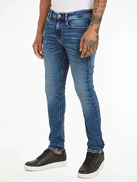 Calvin Klein Jeans Skinny-fit-Jeans SKINNY in klassischer 5-Pocket-Form günstig online kaufen