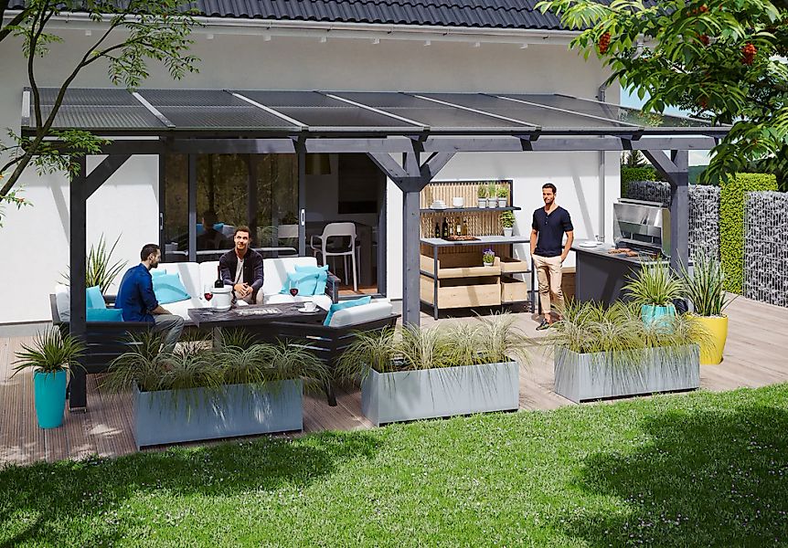 Skanholz Terrassendach "Andria" Leimholz günstig online kaufen