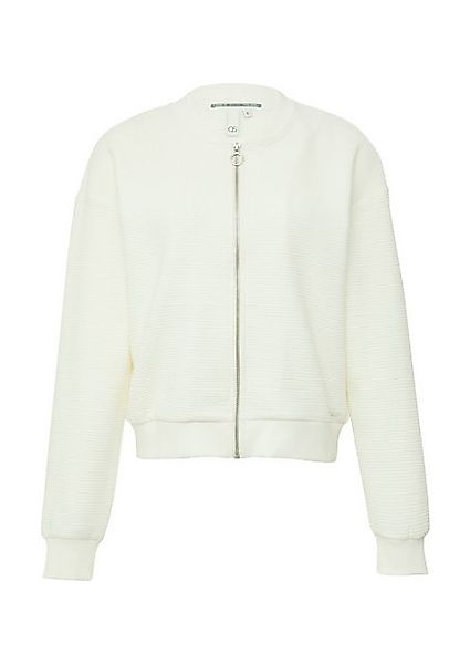 QS Sweatshirt Sweatjacke im Blouson-Style günstig online kaufen