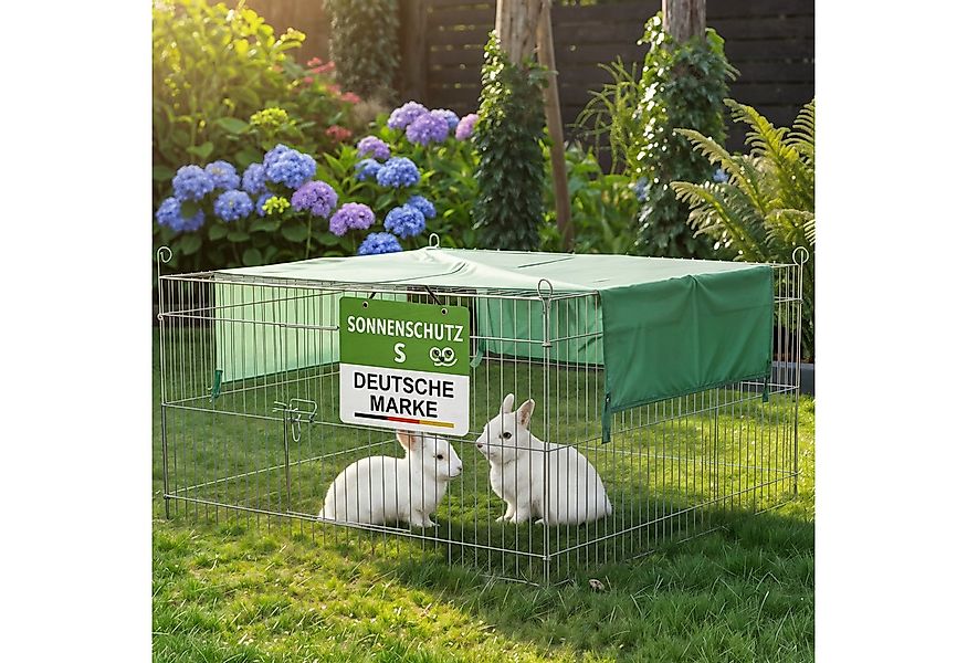 Zooprinz Freigehege Gittergehege mit Sonnennetz für Kaninchen Hasen, in S,M günstig online kaufen