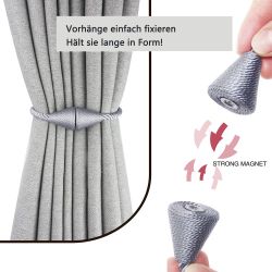 Coonoor Raffhalter Magnetische Vorhang Raffhalter Vorhang günstig online kaufen