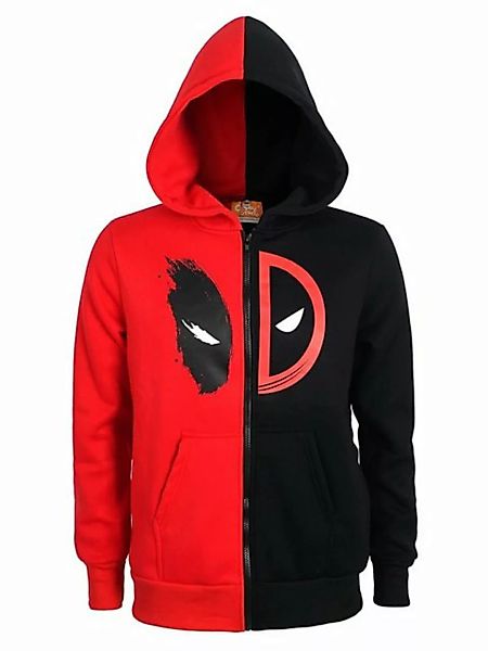 GalaxyCat Hoodie Zip Hoodie für Deadpool Fans, Kapuzen Pullover (1-tlg) Wad günstig online kaufen