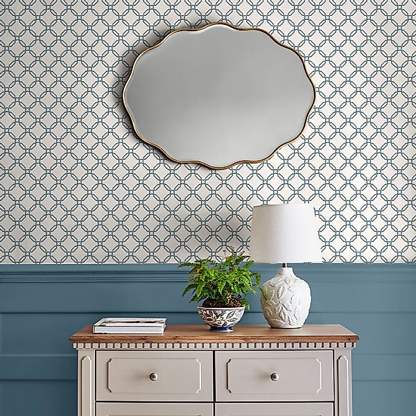 LAURA ASHLEY Vliestapete WESTMINSTER, glatt, floral, günstig online kaufen