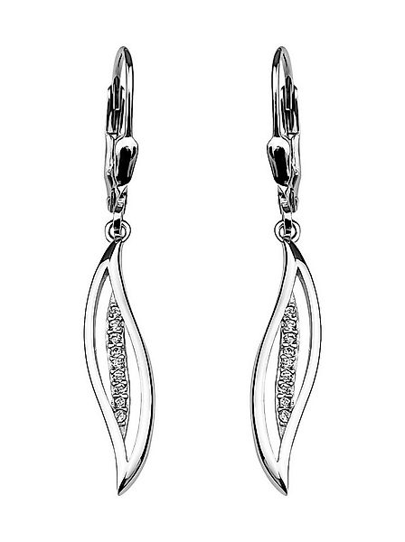 Sofia Milani Paar Ohrhänger Gebogen, 925 Silber Damen Schmuck - E2575 günstig online kaufen