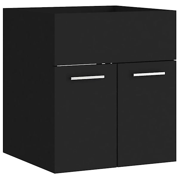 Waschbeckenunterschrank Schwarz 41x38,5x46 Cm Spanplatte günstig online kaufen