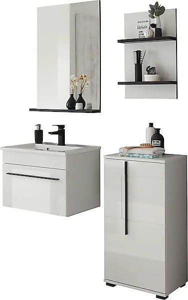 INOSIGN Badmöbel-Set »Cantara, Bad im modernen Design, 4-teiliges Badezimme günstig online kaufen