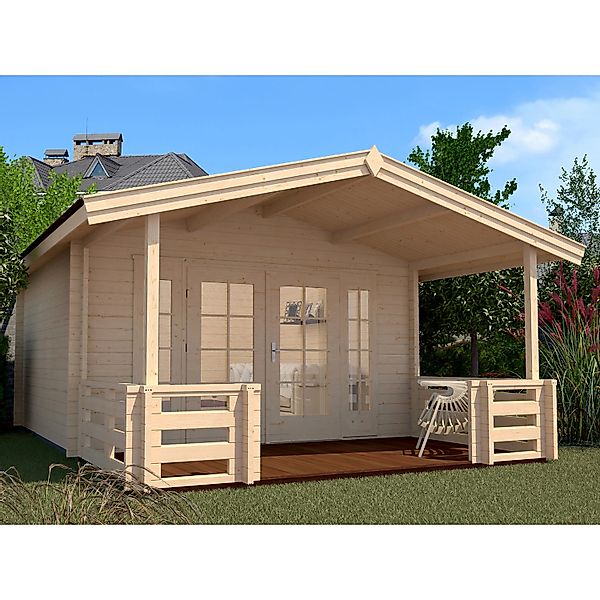 Weka Weekendhaus 137 B Gr.2   380 cm x 580 cm davon 200 cm überdachte Terra günstig online kaufen