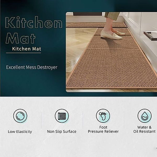 RWEUOQ Sisalteppich Teppich Küchenläufer KüChenteppich Sisaloptik günstig online kaufen