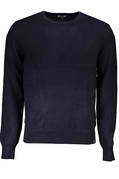 U.S. GRAND POLO Strickpullover Blaues Herren Langarmshirt mit Kontrastdetai günstig online kaufen