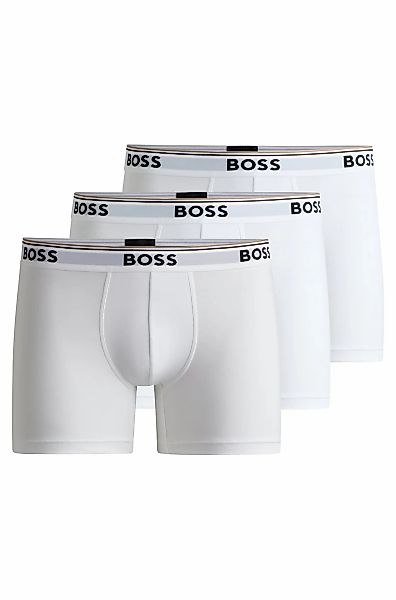 BOSS Langer Boxer "Brief 3 PACK", mit farblich passendem Webbund günstig online kaufen