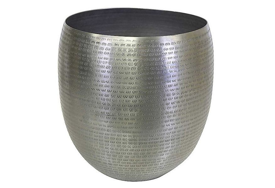 Casa Moro Blumentopf Orientalischer Blumentopf Castellon Silber mit Hammers günstig online kaufen