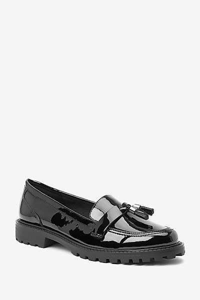 Next Forever Comfort Quastenslipper aus Lack günstig online kaufen