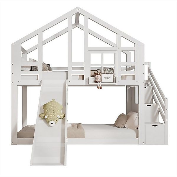 autolock Kinderbett Kinderbett Etagenbett,Hausbett Baumhaus mit Schublade,R günstig online kaufen