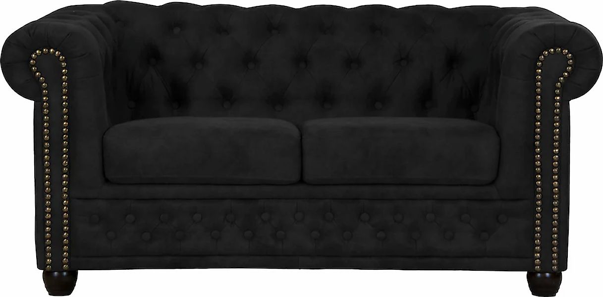 Home affaire Chesterfield-Sofa "Rysum", Chesterfield-Optik, in 2 Bezugsqual günstig online kaufen
