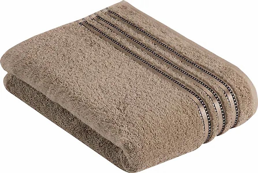 Vossen Badetuch »Cult de Luxe«, (1 St., Badetuch 67 x 140 cm), mit Glanzbor günstig online kaufen