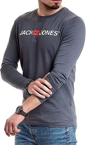 Jack & Jones Langarmshirt mit Printaufdruck günstig online kaufen