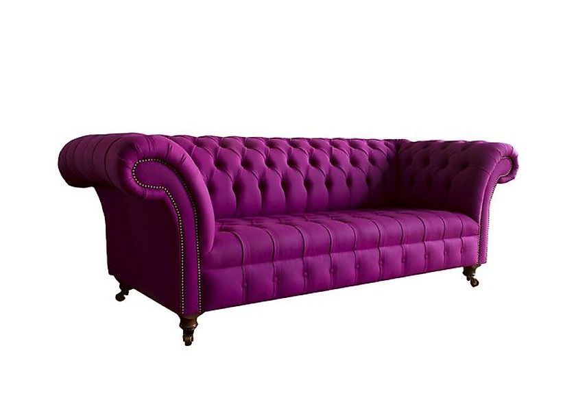 Xlmoebel Sofa Neues Sitzer lila Stoffdesign-Sofa für drei Personen von, 1 T günstig online kaufen