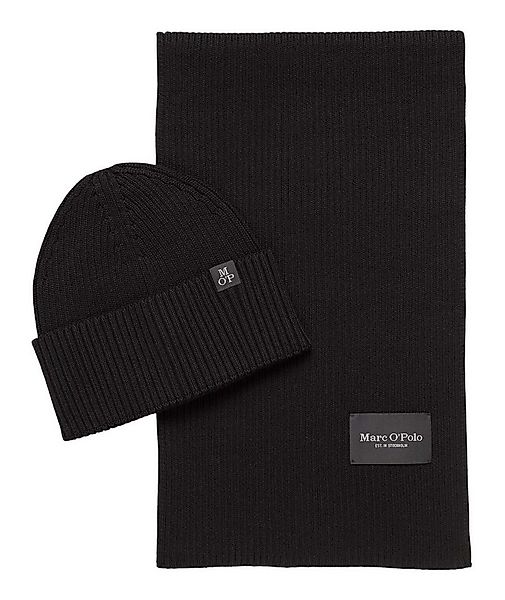 Marc O'Polo Strickmütze Knitted Hat And Scarf Set (Set, 2-St) günstig online kaufen