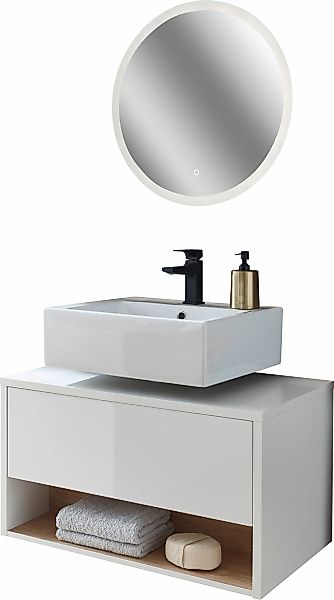 PLACES OF STYLE Badmöbel-Set "Studio Line, Bad im modernen Design, 2-teilig günstig online kaufen