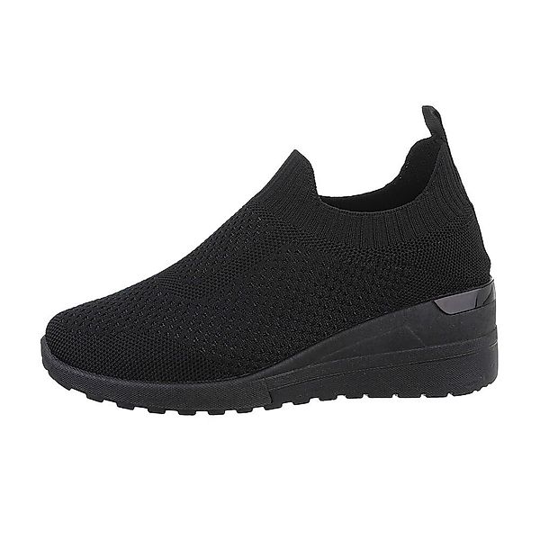 Ital-Design Damen Low-Top Freizeit Sneaker Keilabsatz/Wedge günstig online kaufen