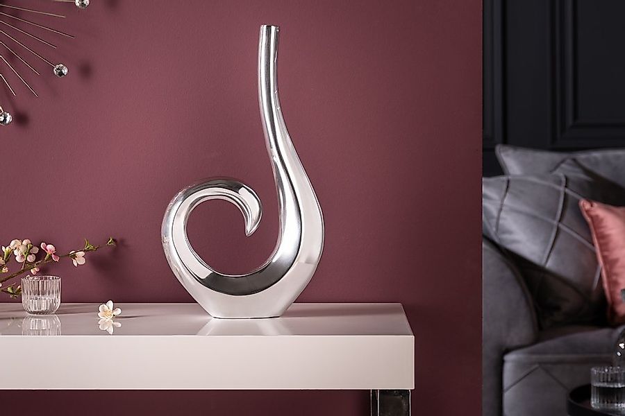 riess-ambiente Tischvase WAVE 47cm silber, Vase · poliert · Dekovase · aus günstig online kaufen
