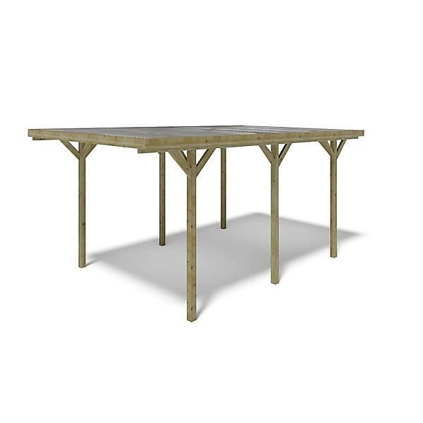 ALTANKA Carport Garagendach 3.04x5.12 m   15.57 m2   PVC Abdeckung günstig online kaufen