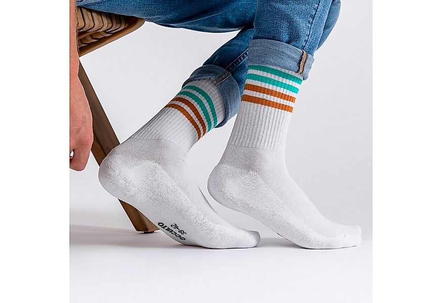 OCCULTO Tennissocken Herren Retro Tennissocken 6er Pack (Modell: Roger) (6- günstig online kaufen