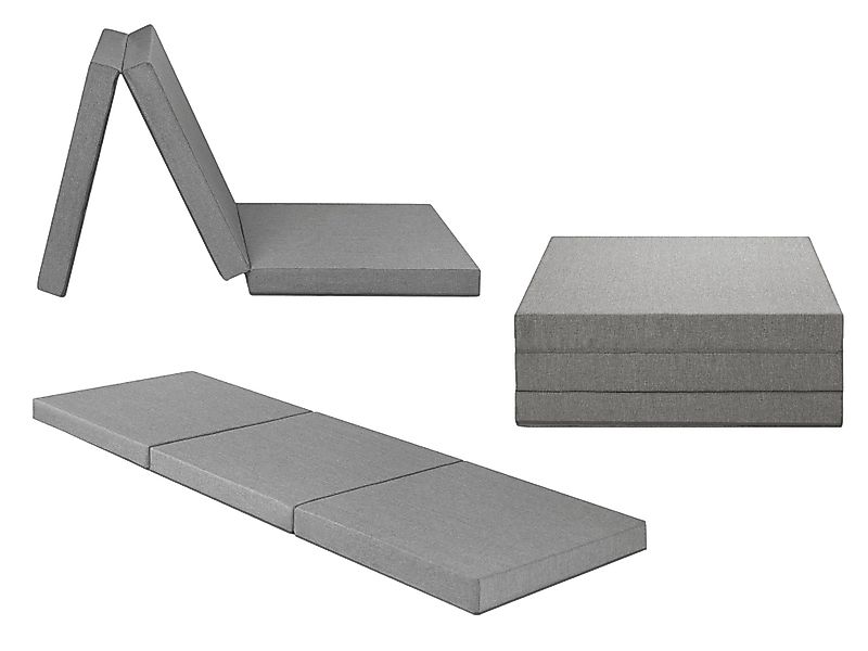 Klappmatratze Gästematratze, Badenia Trendline, 8 cm günstig online kaufen