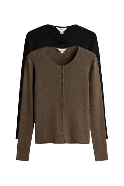 The Set Strickjacke The Set gerippte günstig online kaufen