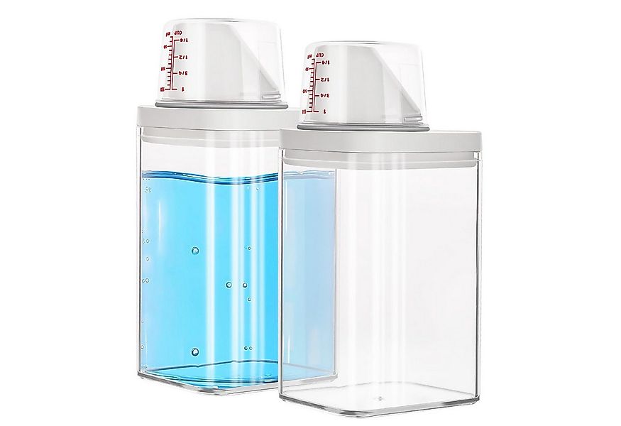 BlingBin Aufbewahrungsbox 1100 ML Luftdichter Waschmittelspender mit Messbe günstig online kaufen