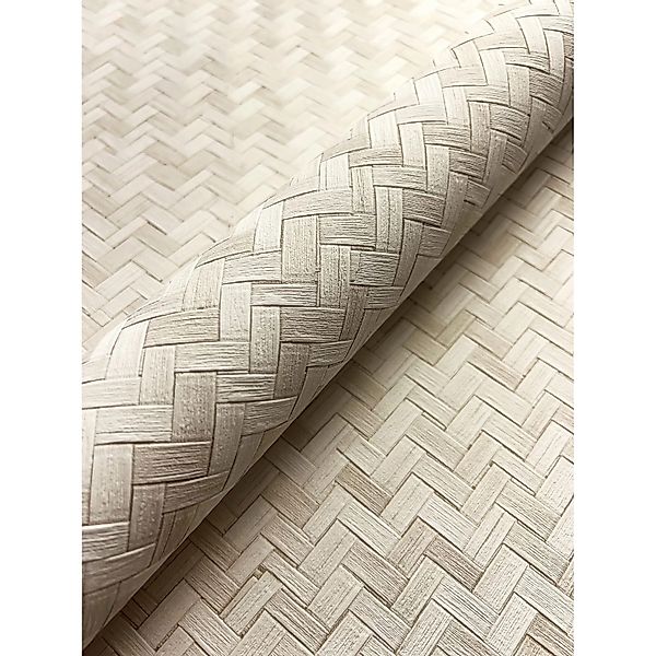 Newroom Vliestapete Okapi Rattan 1 Rattan Uni FSC® günstig online kaufen