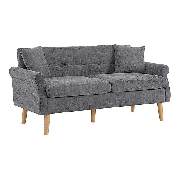 OKWISH Sofa Polstersofa,Sofa mit dicken Kissen, Kompaktes Doppelsofa aus Ch günstig online kaufen