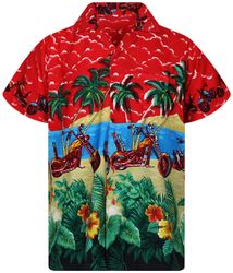 King Kameha Hawaiihemd Bike Funky Hawaii-Hemd günstig online kaufen