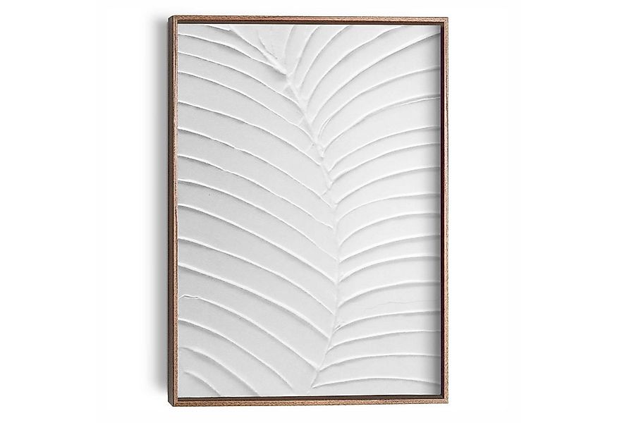 Reinders! Wandbild Blattadern, Wohnzimmer - Weiß - MDF - Blumen und Pflanze günstig online kaufen