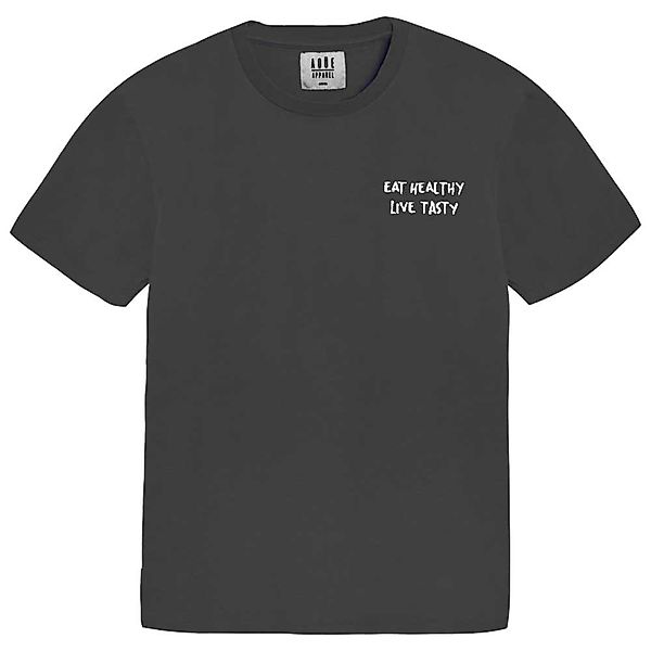 AqÜe Apparel Live Tasty Kurzärmeliges T-shirt S Dark Grey günstig online kaufen