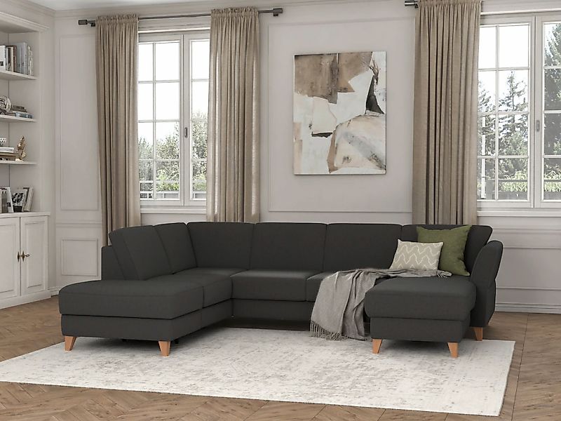 sit&more Wohnlandschaft "Visby U-Form" wahlweise mit Bettfunktion und Staur günstig online kaufen