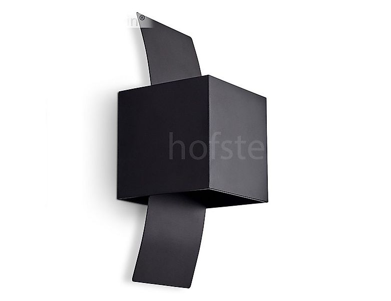 hofstein Wandleuchte »Vols« Zimmerlampe aus Metall in Schwarz, ohne Leuchtm günstig online kaufen