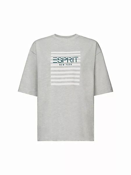 Esprit T-Shirt Logo-T-Shirt aus Pima-Baumwolle (1-tlg) günstig online kaufen
