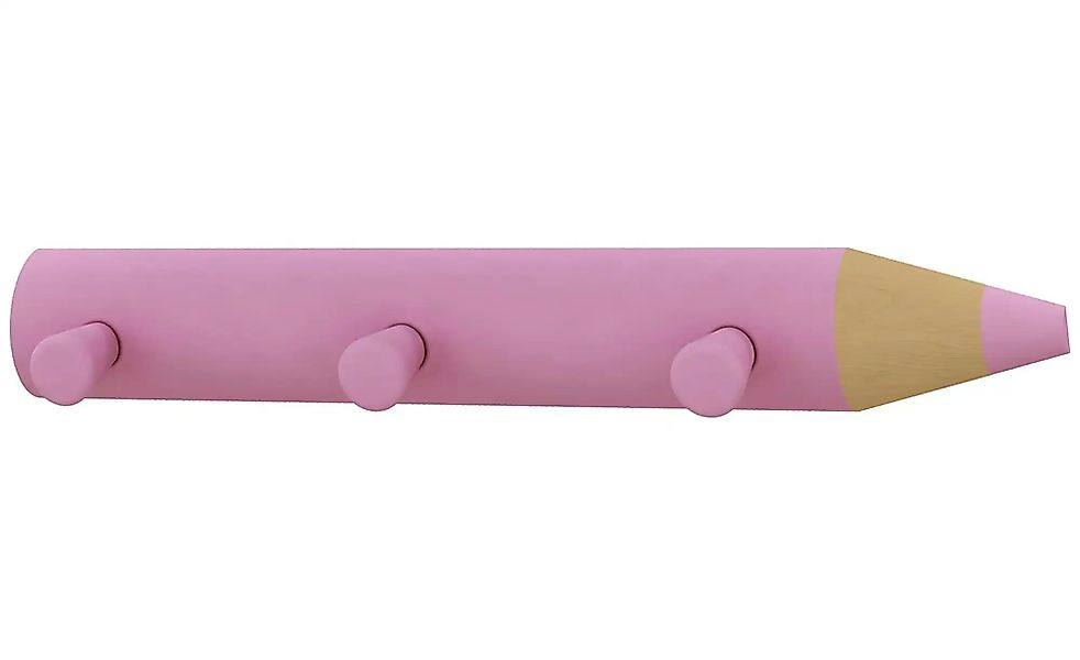 Garderobe  Stifto ¦ rosa/pink ¦ Holzwerkstoff ¦ Maße (cm): B: 37 H: 5 T: 6. günstig online kaufen