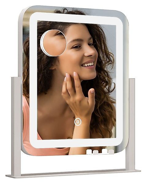 WDWRITTI LED-Lichtspiegel Kosmetikspiegel Schminkspiegel LED mit günstig online kaufen