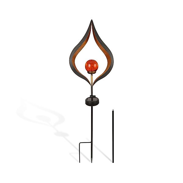Bestlivings LED Solarleuchte Flamme, LED fest günstig online kaufen